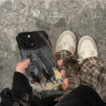 Cartoon Dark Funny Monster Cat Fox Creative Phone Case For iPhone