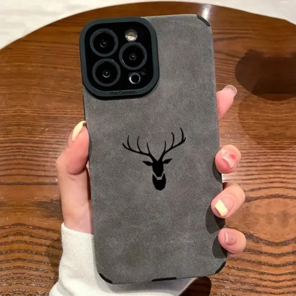 Simulated Deer Head iPhone Case for iPhone