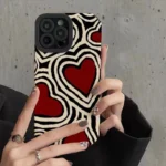 Romantic Hearts Mobile Phone Case or iPhone