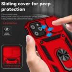 Shockproof Slide Window iPhone Case