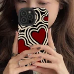 Romantic Hearts Mobile Phone Case or iPhone