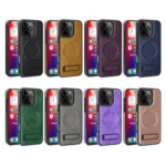 Premium Folding Leather iPhone Case
