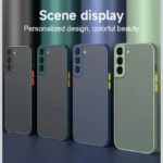 Funda Matte Clear Silicone Cover For Samsung Galaxy