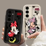 Pink Minnie Mouse S24FE Phone Case For Samsung Galaxy