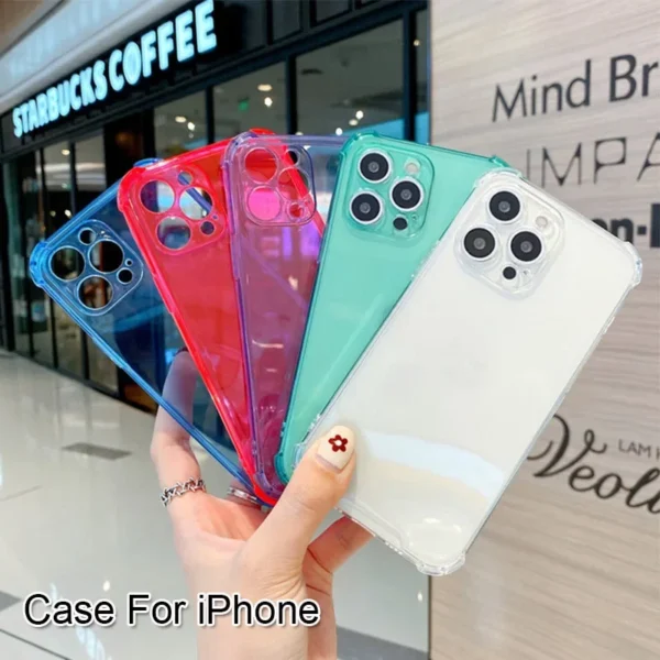 Drop-proof Transparent Phone Cases For iPhone