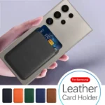 PU Leather Wallet Card Solt Holder Cover