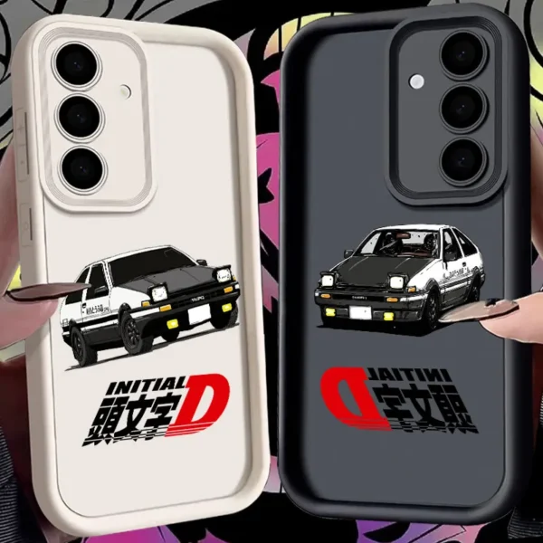 Japanese Initial D Anime S24FE Phone Case For Samsung Galaxy